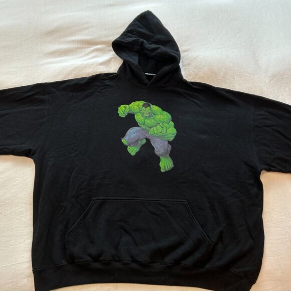 Balenciaga Hulk 2021 MARVEL Hoodie - Picture 1 of 5